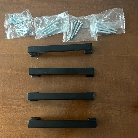Matte Black Drawer Pulls - Picture 2 of 2